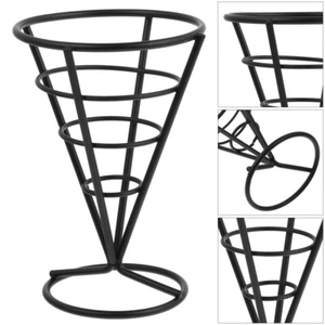 Food Serving Basket Sushi Hand Roll Display Stand French Fry Cone Holder - Picture 1 of 12