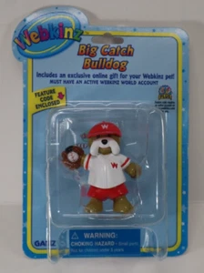 D5 Big catch Bulldog baseball player ANIMAL FIGURINE Webkinz new with code Ganz - Imagen 1 de 4
