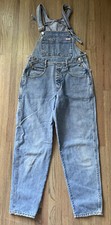RARE Vintage Guess USA MADE Blue Denim Bib Jean Overalls SZ 4 1980s Hipster Old