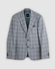 Men?S Grey Check Three Piece Suit 38R, 32 Waist