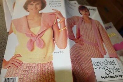 5 Fabulous Pieces to Crochet Patterns  by Simplicity 0442 - Image 1 of 4