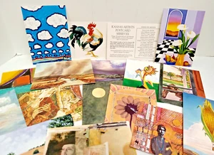 1997 Kansas Artists Postal Serie XX (ACAAK) 16 Artistas 16 Tarjetas Nuevo Sin Usar - Imagen 1 de 7