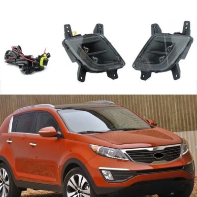 Juego de luces antiniebla diurnas LED para parachoques delantero para Kia Sportage 2011-2015 Foto 1 de 4