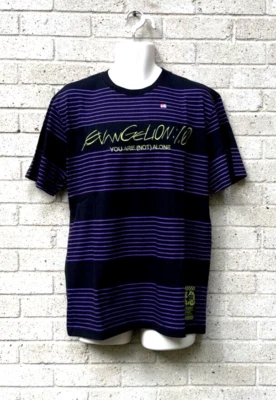 Camiseta Evangelion Nueva Dumbgood Anime M/L Atsuko Púrpura Neón Génesis Foto 1 de 4