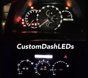 WHITE Full Dash Kit LEXUS Is200 Is300 Led Speedo Altezza Sxe10 Toyota JDM Drift - Picture 1 of 7