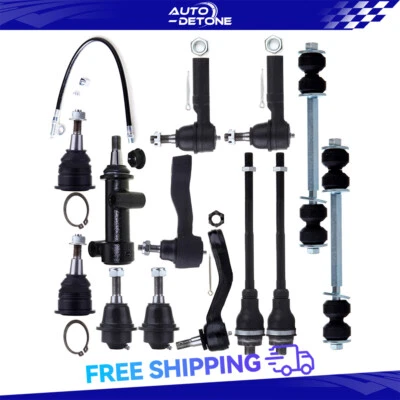 13 Front Ball Joint Idler Pitman Arm Tie Rod End For Chevrolet Silverado 2500 HD - Imagem 1 de 4