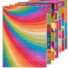 Rainbow Rug 80x150 Kids Mat Carpet Bedroom Multi Colour Soft Durable