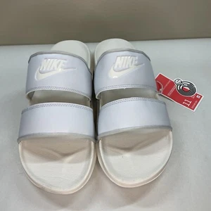Nike Offcourt Duo Slides Sandalen reines Platinum Segel Damen Größe 11 DC0496-004 - Bild 1 von 15