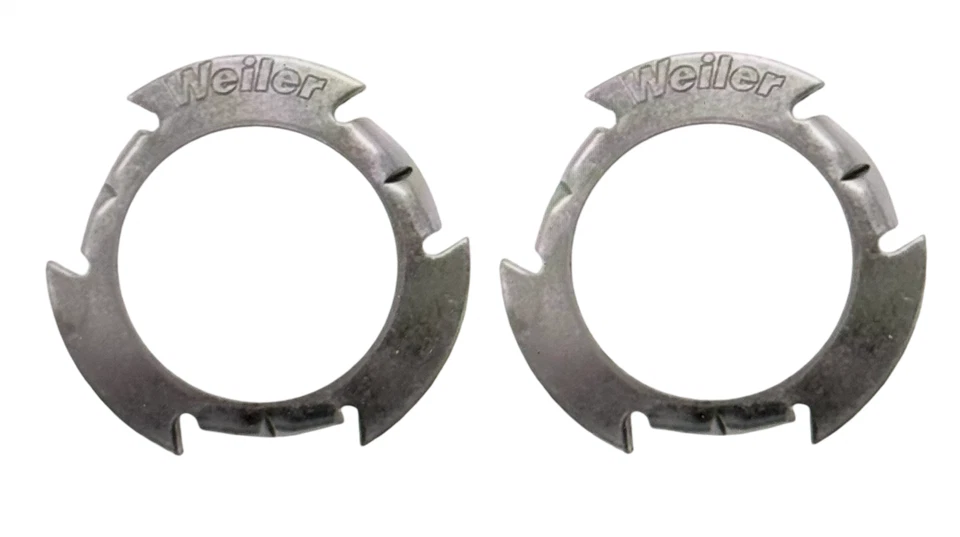 Adaptador de rueda de metal Weiler 2" x 1-1/2" orificio de eje para ruedas de cara estrecha EE. UU. Foto 1 de 1