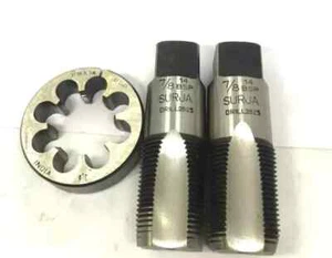 Neu Gewindebohrer & Schneideisen Set British Standard Rohr BSP 1"x11 tpi englisches Gewinde parallel - Bild 1 von 2