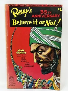 Ripley’s Believe It or Not! 35th Anniversary 1954 1st Man Singh Paperback VG - Imagen 1 de 12