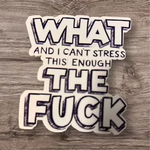WTF STICKER - Picture 1 of 2