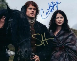 Sam Heughan Caitriona Balfe signed 8x10 Photo Picture autographed with COA - Picture 1 of 1