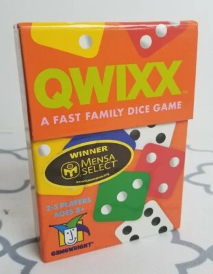 QWIXX Dice National Competition Game Winner Ages 8+ Gamewright 2014 MIB - Image 1 of 2
