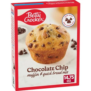 Betty Crocker Schokoladenstückchen Muffin und schnelle Brotmischung, 14,75 Unzen - Bild 1 von 1