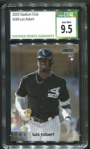 2020 Topps Stadium Club Luis Robert #289 CGC 9.5 - Picture 1 of 2
