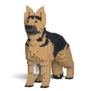 JEKCA Building Blocks, kit di montaggio, pastore tedesco, pastore tedesco, altezza 25 cm - Foto 1 di 3