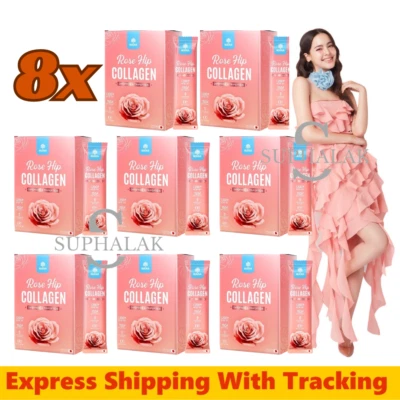 8 sobres antioxidantes para la piel iluminadora bebida en polvo colágeno rosa mosqueta maná Foto 1 de 4