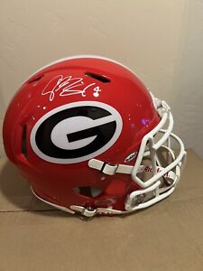 Champ Bailey Signed Georgia Full Size Authentic Helmet Beckett 