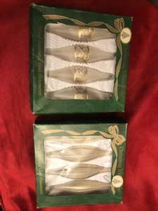 Bradford Glass Christmas Ornaments  4, 6" Torpedo in each box, your choice - Bild 1 von 13