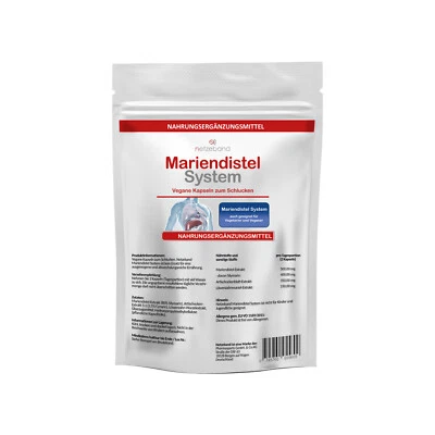 NETZEBAND MARIENDISTEL COMPLEX SYSTEM Vegan Kapseln - Für eine gesunde Leber Funktion