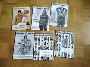 Anleitungshefte Buttinette und Fischer Wolle 6 Stück - Bild 1 von 3