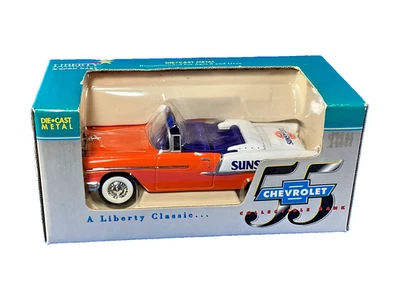 Spec Cast Liberty Classics, 1955 Chevrolet Sunsweet Die Cast Car Coin Bank, NIB - Image 1 of 4