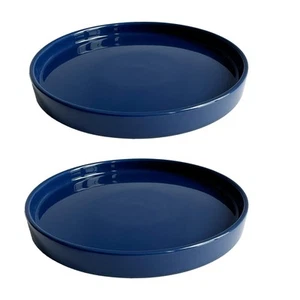 2 Pack Ceramic Plant Saucer Pot Tray 8 Inch, Planter Saucers 4 5 6 7 8 9 10 1... - Picture 1 of 9