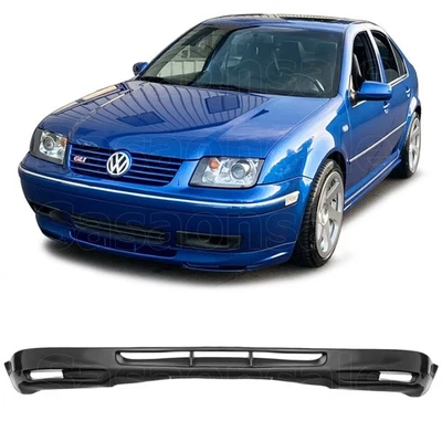 [SASA] Fit for 99-05 Volkswagen VW Jetta Mk4 GLI PU Front Bumper Lip Spoiler - Image 1 of 4