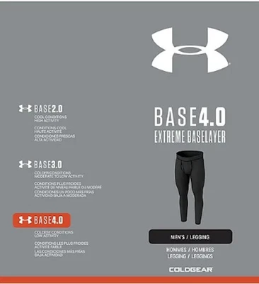 Under Armour Coldgear Base 4.0 Extreme Baselayer Leggings Men's Size 3XL NEW - Image 1 of 4