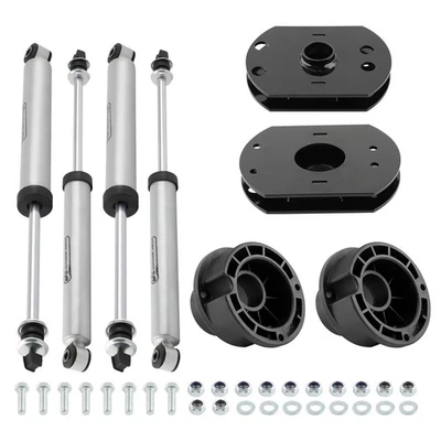 2.5 inch Leveling Lift Kit for Ram 2500 4WD 14-2022 Shocks & Coil Spring Spacers - Image 1 of 4