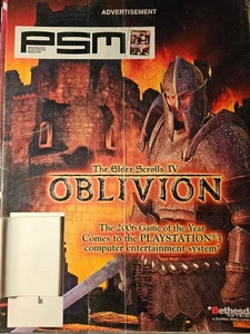 PSM Playstation Magazine April 2007 Issue 122 Ninja Gaiden w/Oblivion Ad Sealed! - Picture 1 of 2