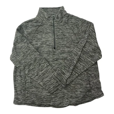 Pullover para mujer St. John’s Bay gris polar polar cremallera cuarto PXXL manga larga Foto 1 de 4