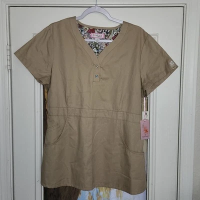 Blusa esfoliante Koi by Kathy Peterson bronzeada G grande - Imagem 1 de 4