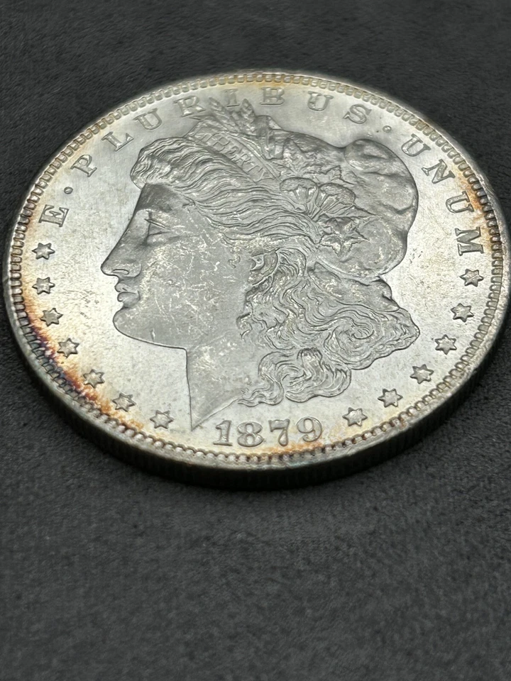 1879-S BU/MS+ PL/DMPL Morgan Silver Dollar PQ Nice Mirrors! - Image 1 of 4