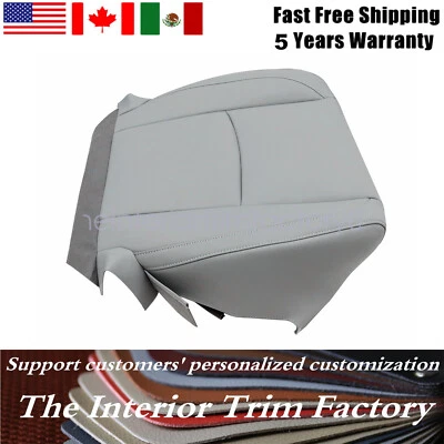 For 04-09 Lexus RX330 RX350 Driver Bottom Leather Replacement SEAT COVER Gray - Image 1 of 4