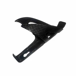Gloss Black Woven Carbon Fiber Bicycle Bike Bottle Cage Lightweight Ride Cycling - Picture 1 of 8