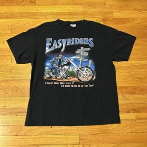 VTG Easyriders “It Doesn’t Matter Where You’re At”Biker Shirt Size XLarge - Picture 1 of 3