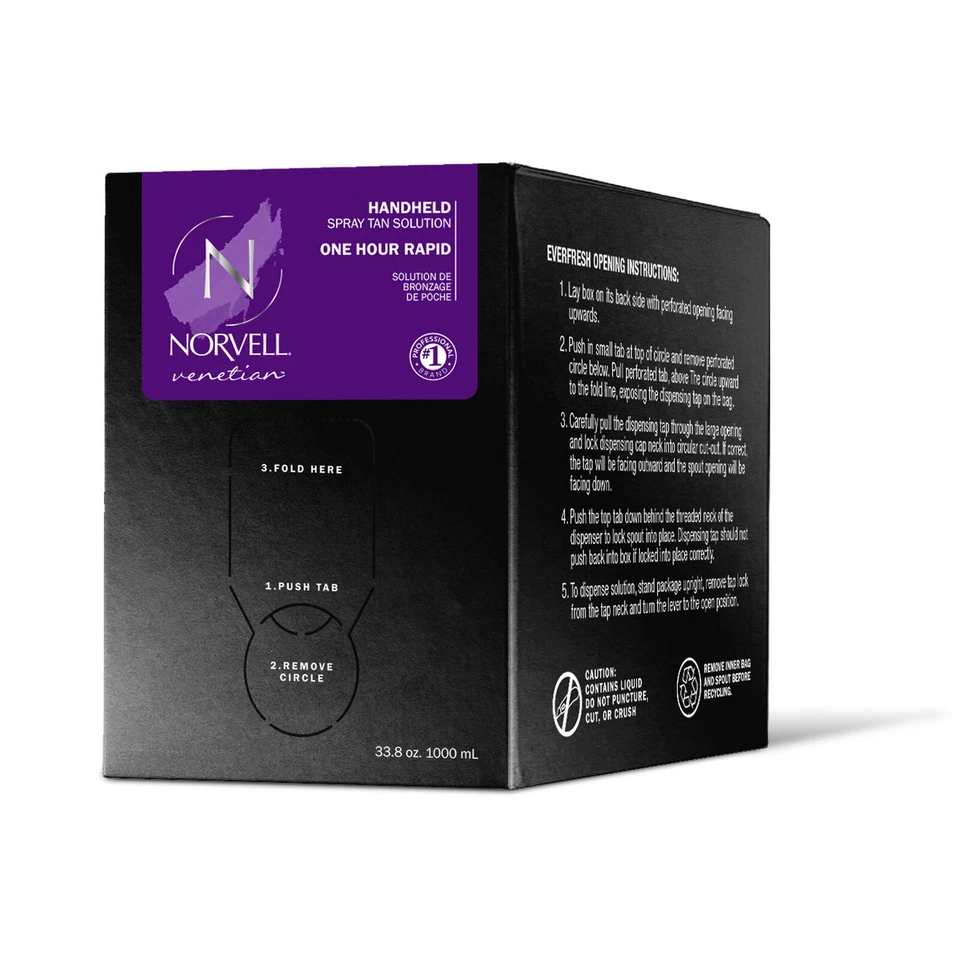 Norvell Professional Venetian One Sunless Tanning Solution 33.8 oz