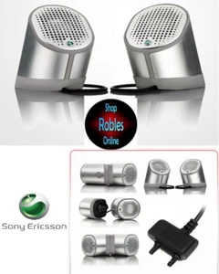 Głośnik stereo Sony Ericsson MPS-100 srebrny nowy oryginalne opakowanie - Zdjęcie 1 z 1