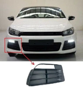 Fits VW Scirocco R 2008-2014 Front Bumper Fog Grille Black Driver Side New - Picture 1 of 8