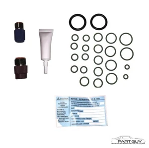 69-73 Mustang Cougar A/C 134a Adapters/O-rings/Decal AC Air Conditioning - Picture 1 of 3