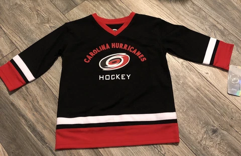 Official Licensed NHL Carolina Hurricanes Toddler (2T) Jersey- Black- NEW Cover