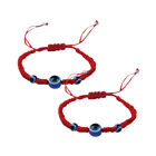 2PCS red braided rope bracelet Oriental Stye Red Rope Bracelet Woven Bracelet