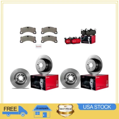 Kit de rotores de freno y pastillas de freno de cerámica XH para Porsche Cayenne 2013 Foto 1 de 2