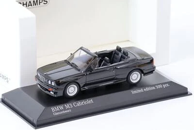 1:43 Minichamps BMW M3 E30 Cabriolet 1988 black - Bild 1 von 3