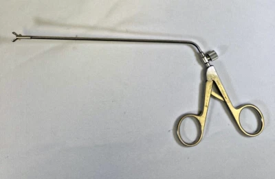 Karl Storz 10970GR 20cm Biopsy Forcep 5mm Round Fenestrated Double Action JawENT - Image 1 of 4