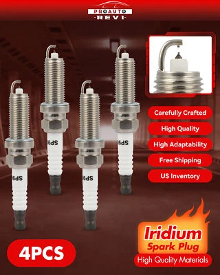 Juego de 4 bujías dobles de iridio para Subaru XV Crosstrek 2014-2015 2,0 L L L4 Foto 1 de 4