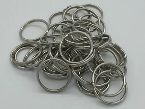 Schlüsselring Ø 12 15 16 18 20 25 30 35 mm glänzend Stahl Schlüssel Ring - Bild 1 von 2