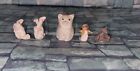 Lot of 5 Mini Miniature Décor Clay Animals Dollhouse Accessories